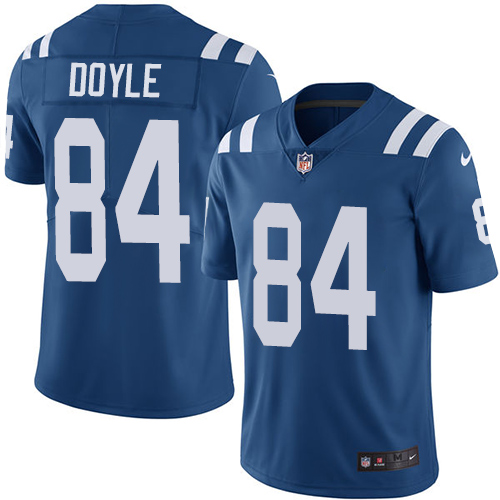 Indianapolis Colts #84 Limited Jack Doyle Royal Blue Nike NFL Home Men Vapor Untouchable jerseys->youth nfl jersey->Youth Jersey